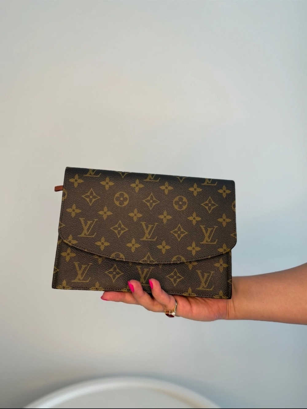 Louis Vuitton Monogram Pochette Rabat 23 Clutch Bag Authentic – AB Condition